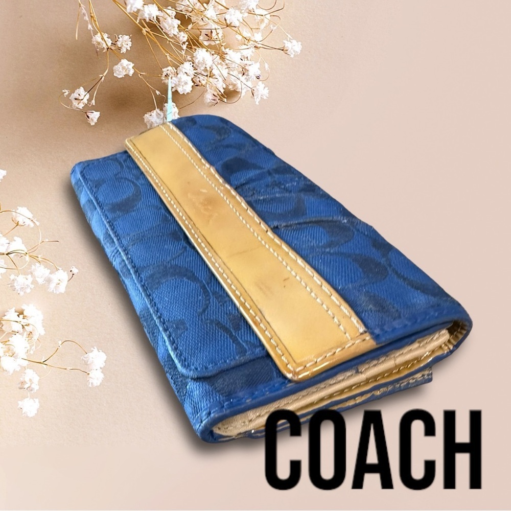 Coach trifold wallet - Picture 8 of 11